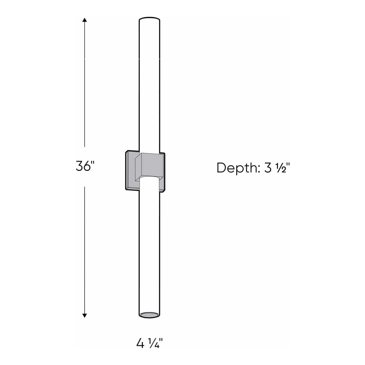 DALS Lighting - LEDVAN002 Vanity Light - LEDVAN002-CC-12CH | Montreal Lighting & Hardware