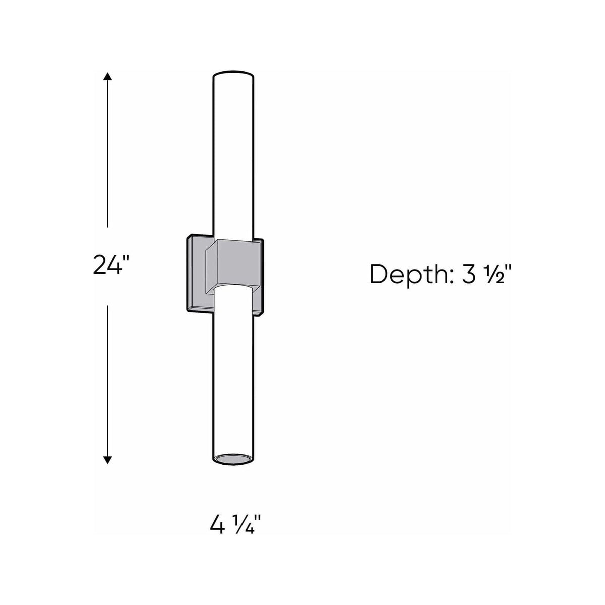 DALS Lighting - LEDVAN002 Vanity Light - LEDVAN002-CC-12CH | Montreal Lighting & Hardware