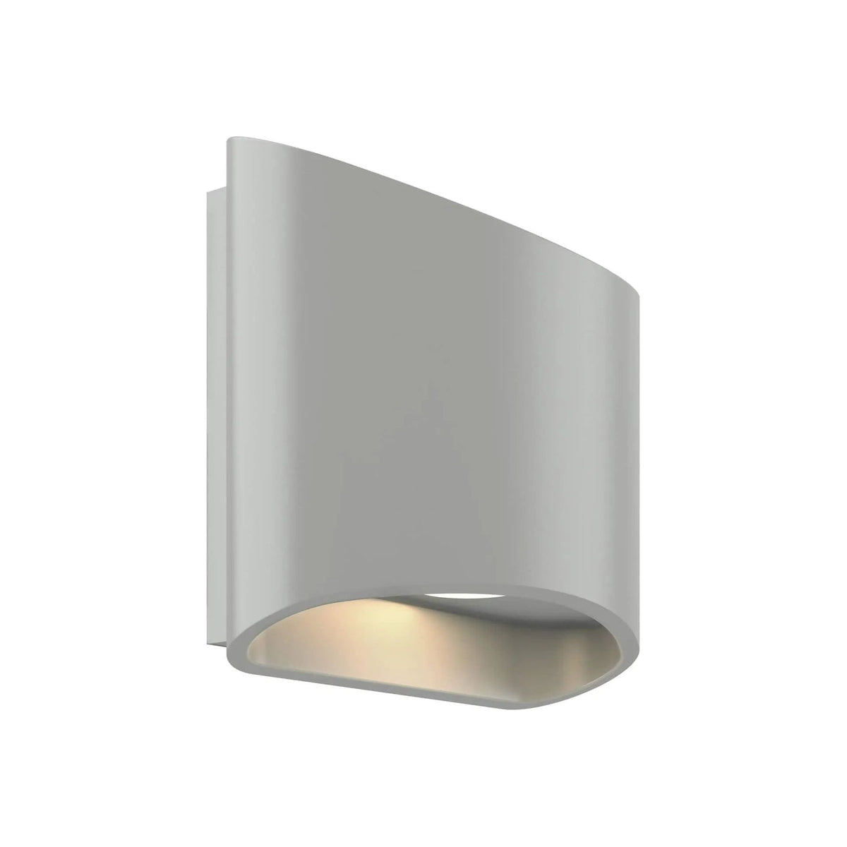 DALS Lighting - LEDWALL-H Oval Up/Down LED Wall Light - LEDWALL-H-SG | Montreal Lighting & Hardware