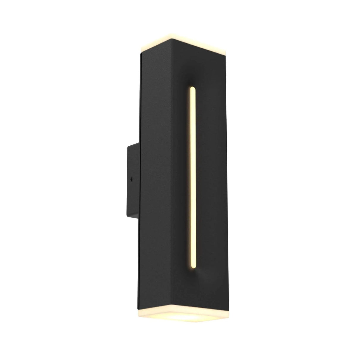 DALS Lighting - LWJ Rectangular CCT Dual Wall Light - LWJ16-CC-BK | Montreal Lighting & Hardware