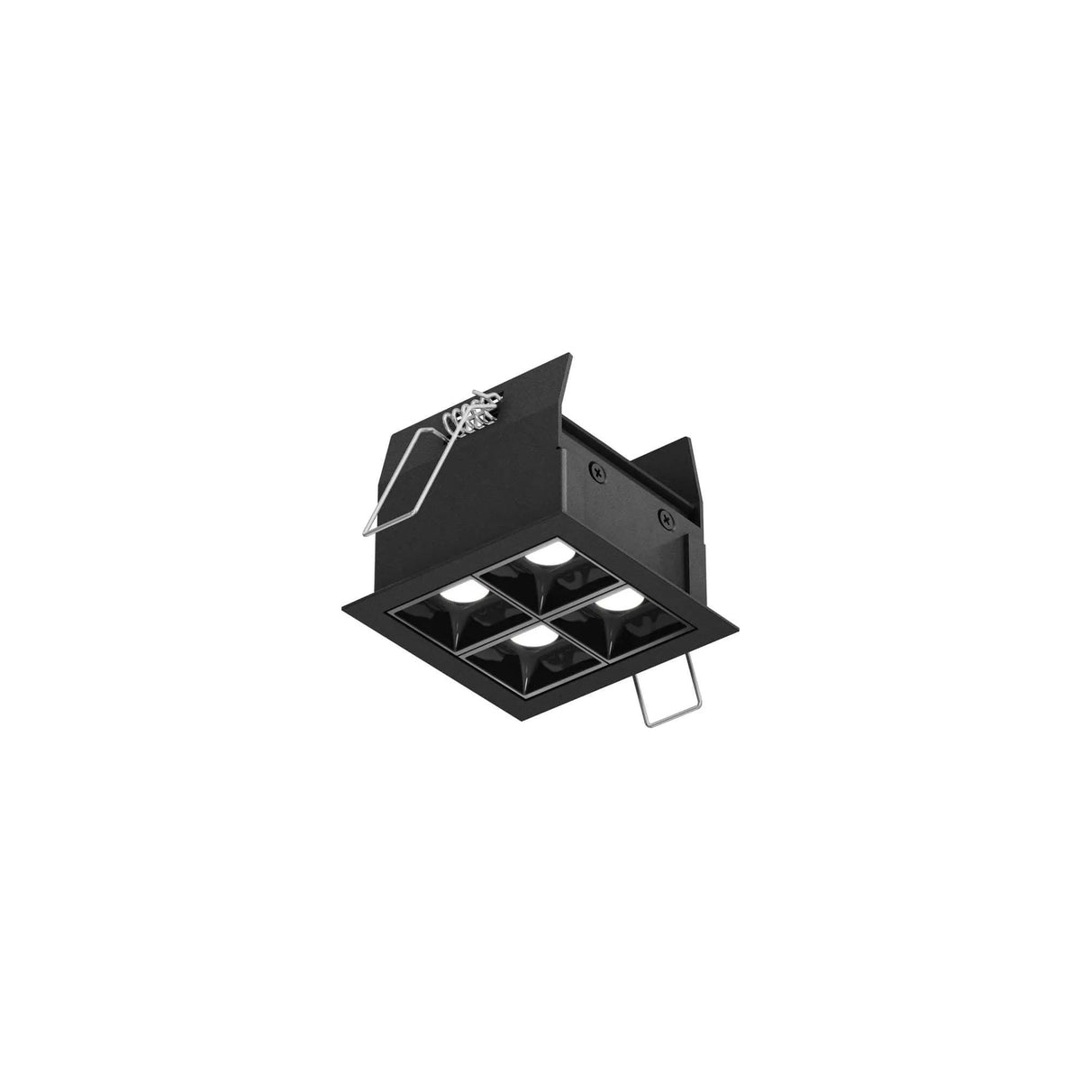 DALS Lighting - MSL Series 4-Module Microspot CCT - MSL4-CC-BK | Montreal Lighting & Hardware