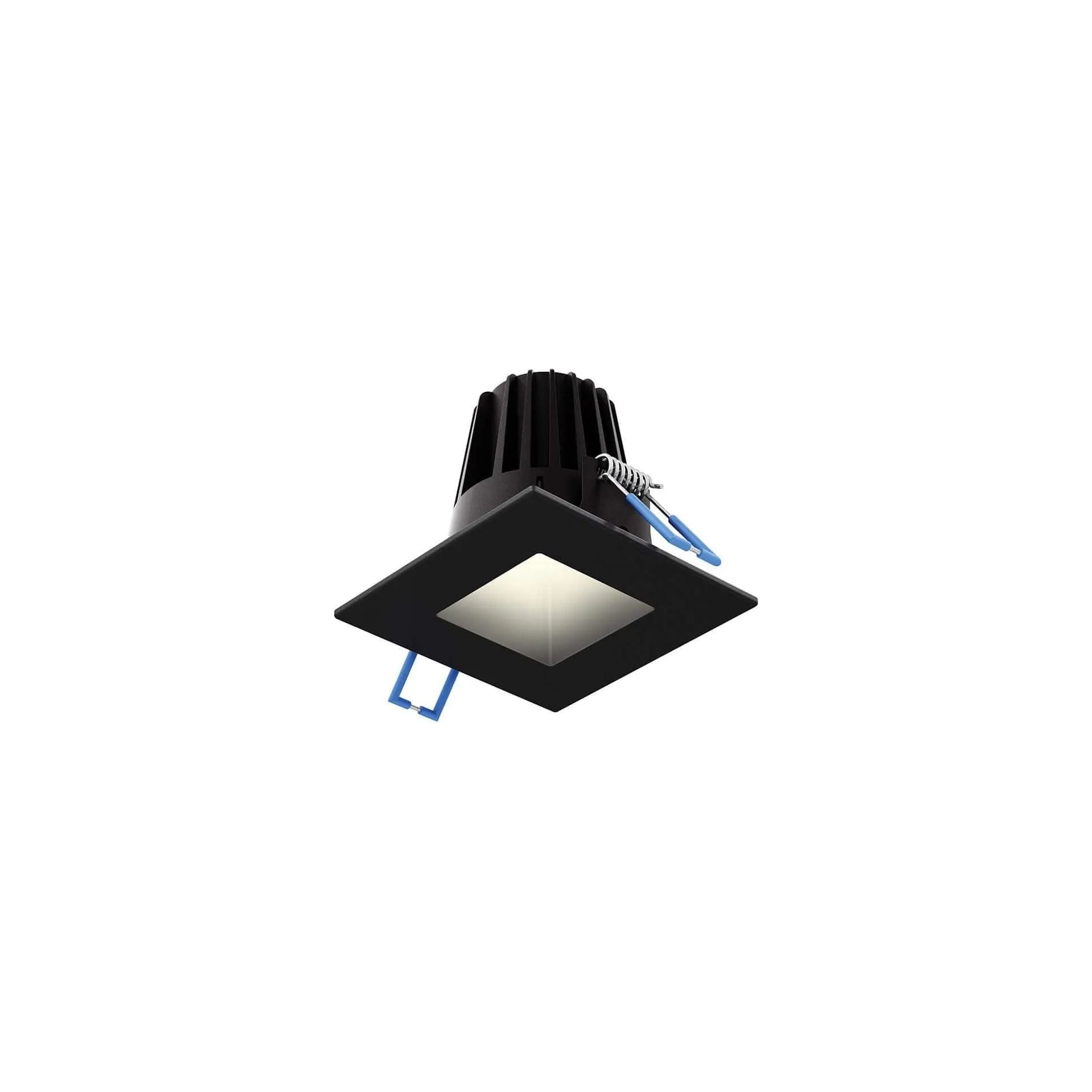 DALS Lighting - RGR 2 Inch Square Regressed Gimbal Down Light - RGR2SQ-CC-BK | Montreal Lighting & Hardware