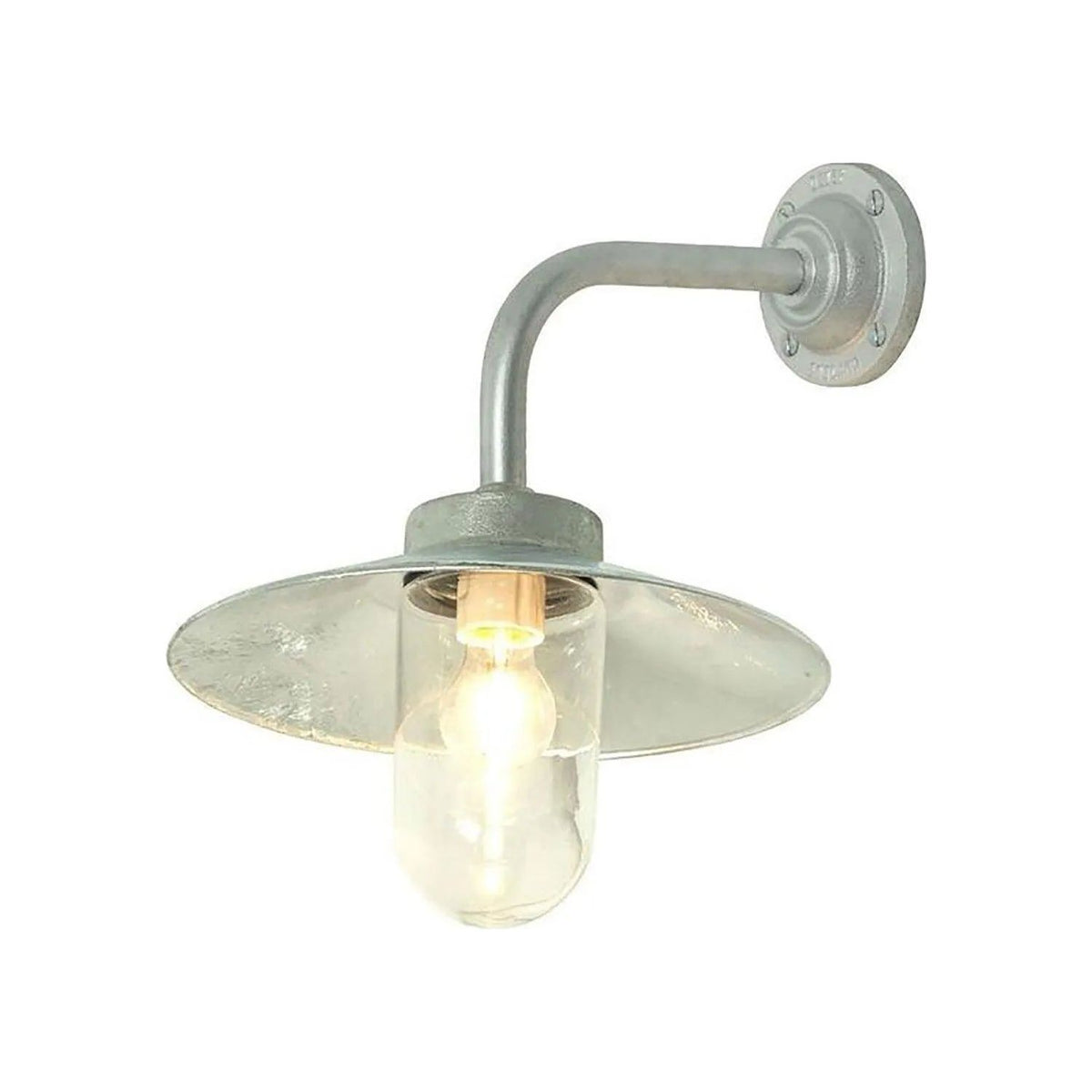 Davey Lighting - Exterior Bracket Light, Right Angle, Round 7680 - US-DP7680/GA/CL | Montreal Lighting & Hardware