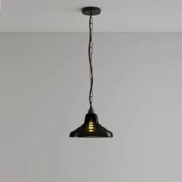 Davey Lighting - Glass School Pendant Light - US-DP8200/S/AN/BR | Montreal Lighting & Hardware