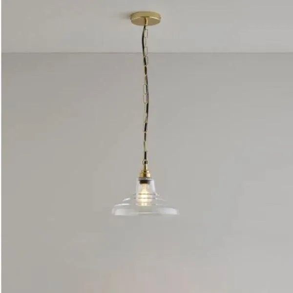 Davey Lighting - Glass School Pendant Light - US-DP8200/S/AN/BR | Montreal Lighting & Hardware