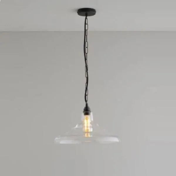 Davey Lighting - Glass School Pendant Light - US-DP8200/S/AN/BR | Montreal Lighting & Hardware