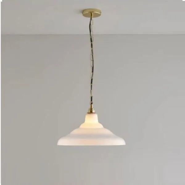 Davey Lighting - Glass School Pendant Light - US-DP8200/S/AN/BR | Montreal Lighting & Hardware