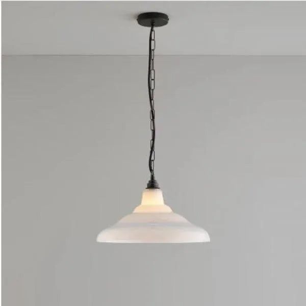 Davey Lighting - Glass School Pendant Light - US-DP8200/S/AN/BR | Montreal Lighting & Hardware