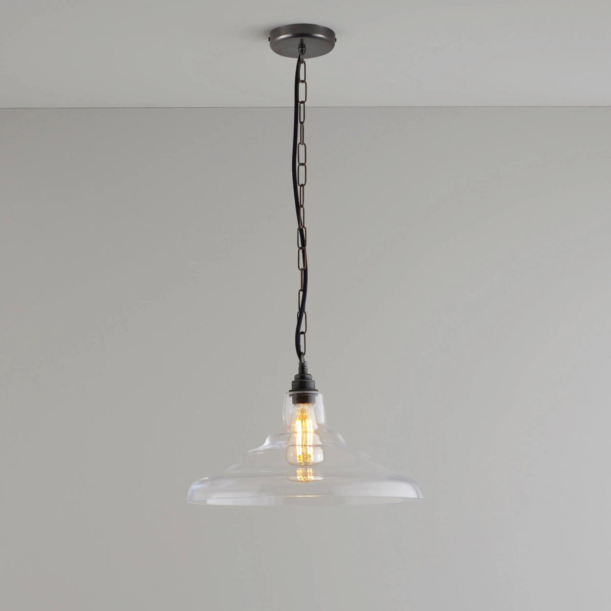 Davey Lighting - Glass School Pendant Light - US-DP8200/S/CL/WE | Montreal Lighting & Hardware