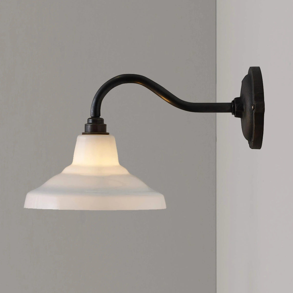 Davey Lighting - Glass School Wall Light - US-DP8200/S/BRKT/OP/WE | Montreal Lighting & Hardware