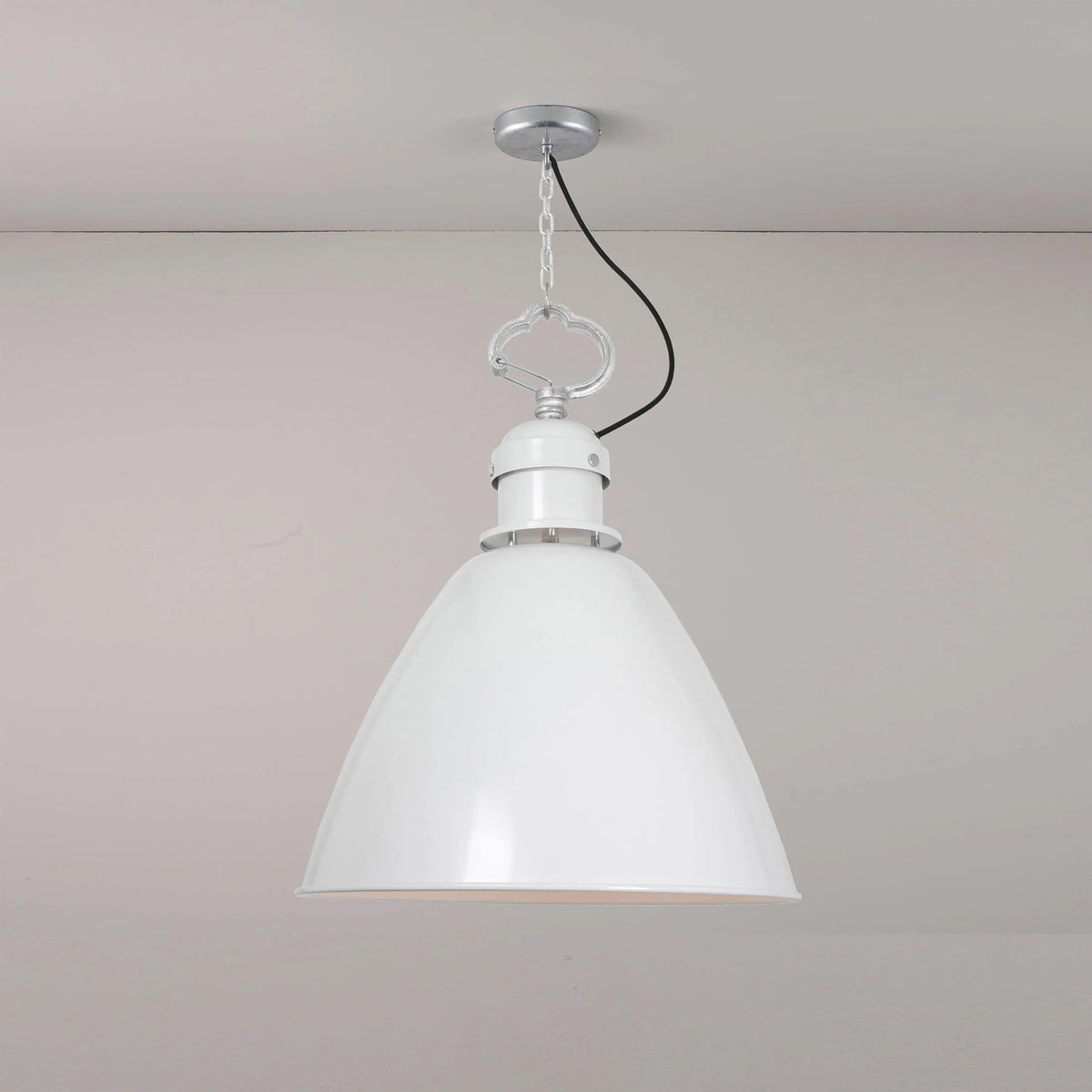 Davey Lighting - Medium 7380 Pendant - US-DP7380/M/WH | Montreal Lighting & Hardware