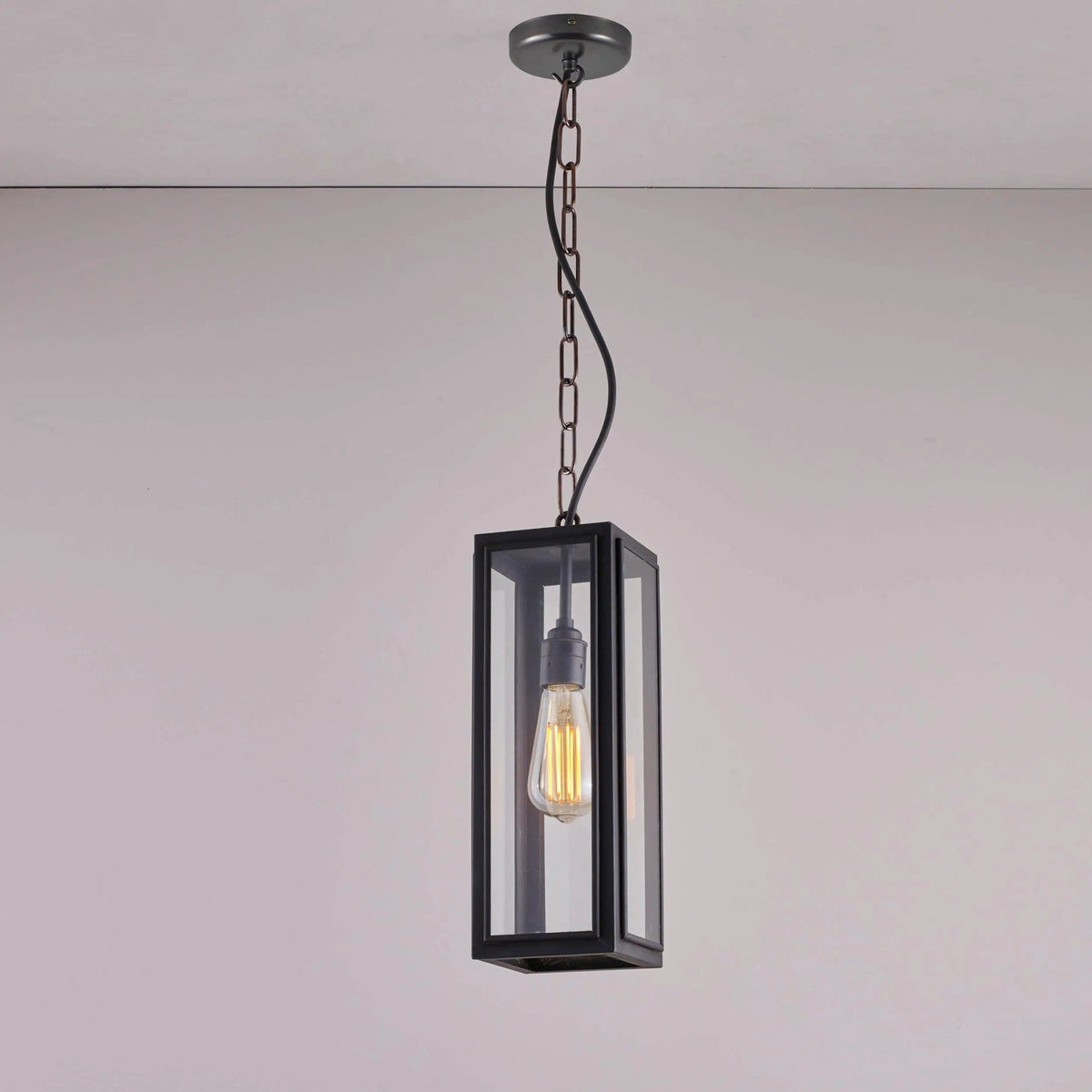 Davey Lighting - Narrow Box Pendant Light 7649 - US-DP7649/PE/BR/WE/CL | Montreal Lighting & Hardware