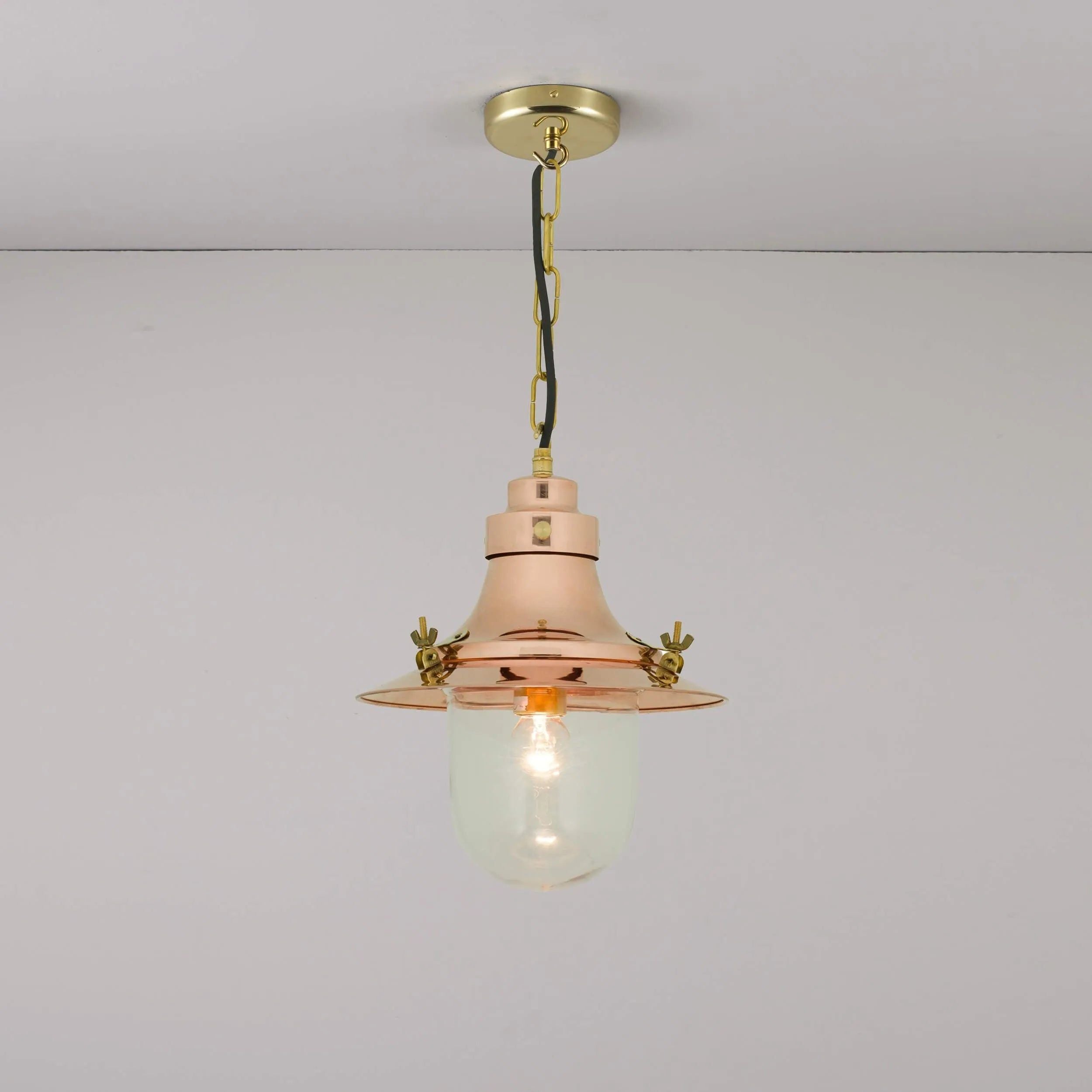 Davey Lighting - Ship's Small Decklight Pendant 7125 - US-DP7125/CO/CL | Montreal Lighting & Hardware