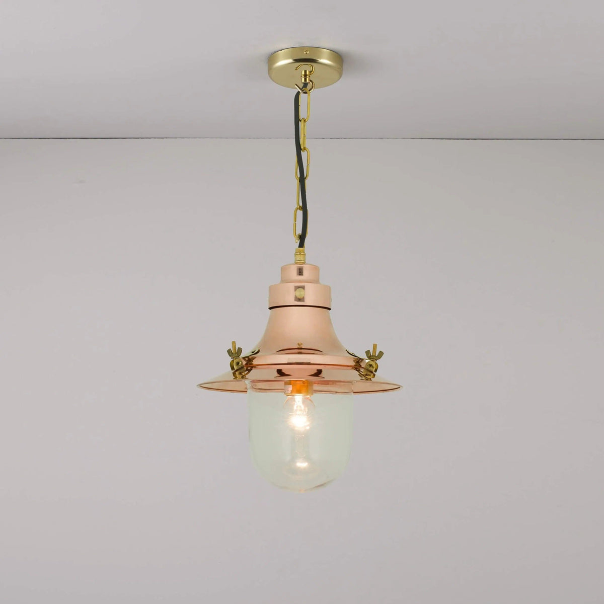 Davey Lighting - Ship's Small Decklight Pendant 7125 - US-DP7125/CO/CL | Montreal Lighting & Hardware