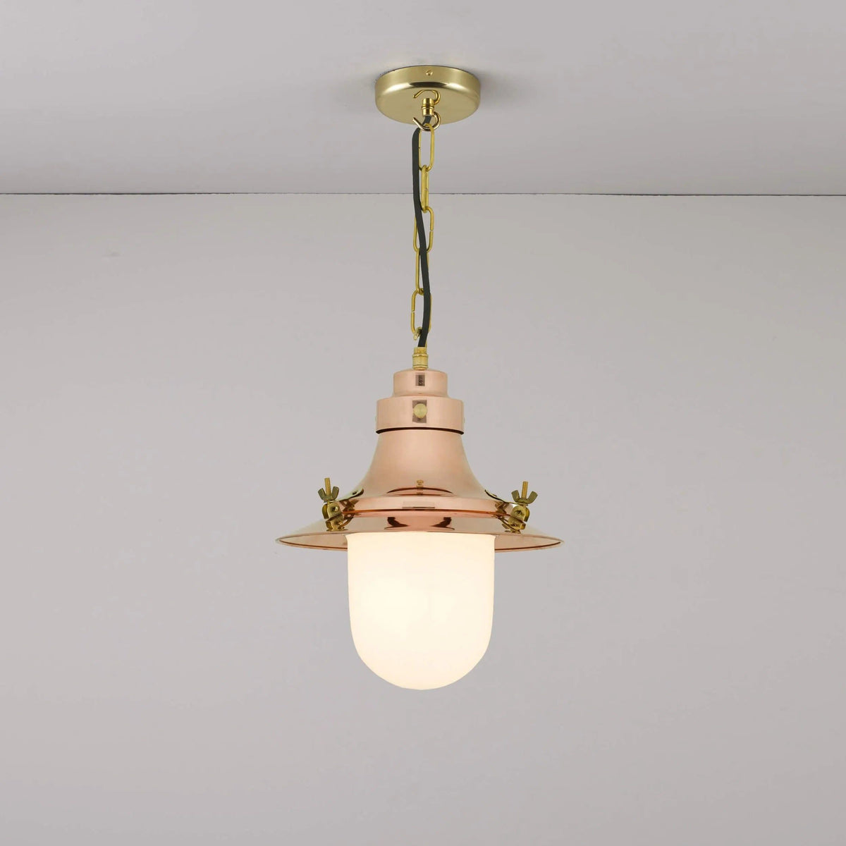 Davey Lighting - Ship's Small Decklight Pendant 7125 - US-DP7125/CO/OP | Montreal Lighting & Hardware