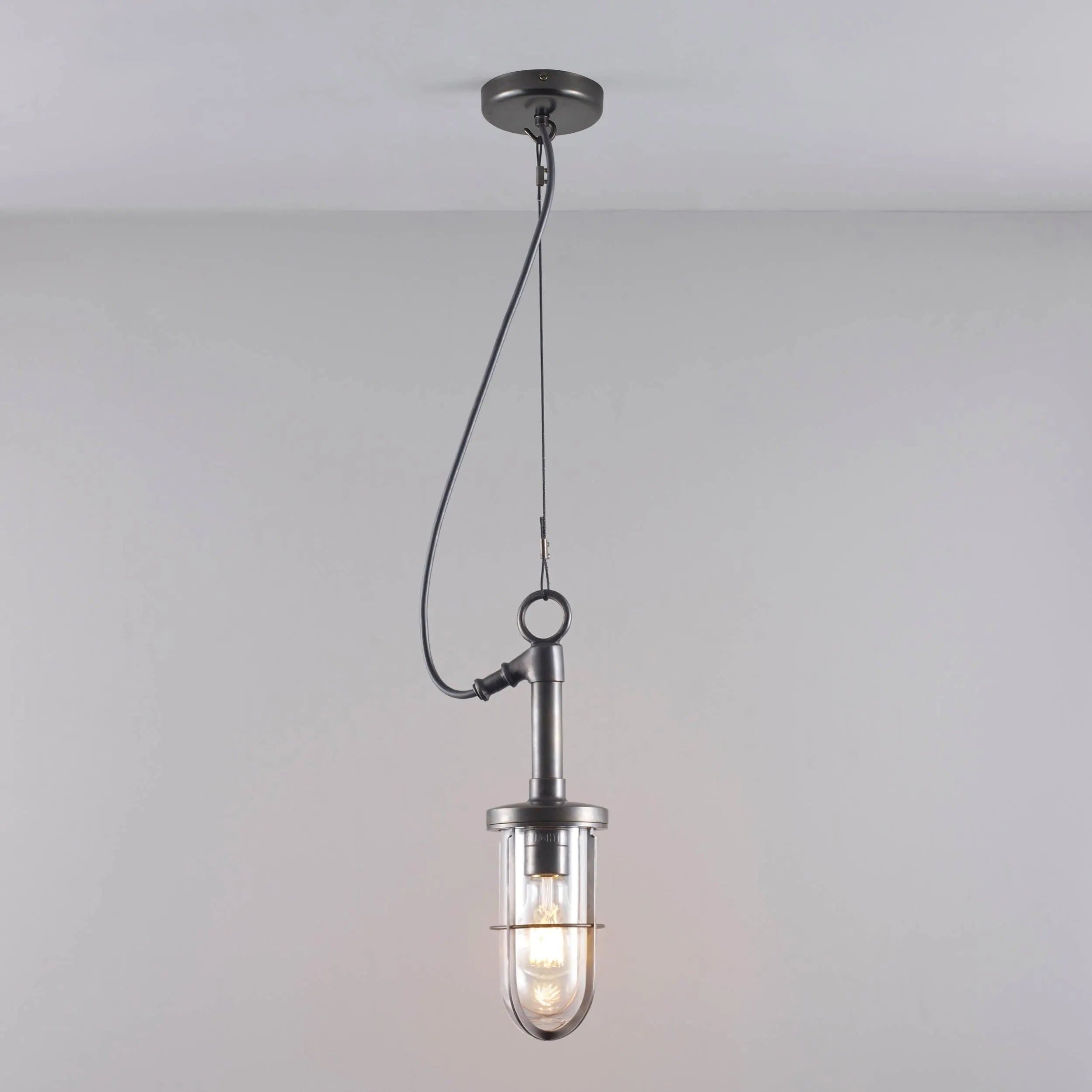 Davey Lighting - Ship's Well Glass Pendant 7524 - US-DP7524/PE/BR/WE/CL | Montreal Lighting & Hardware