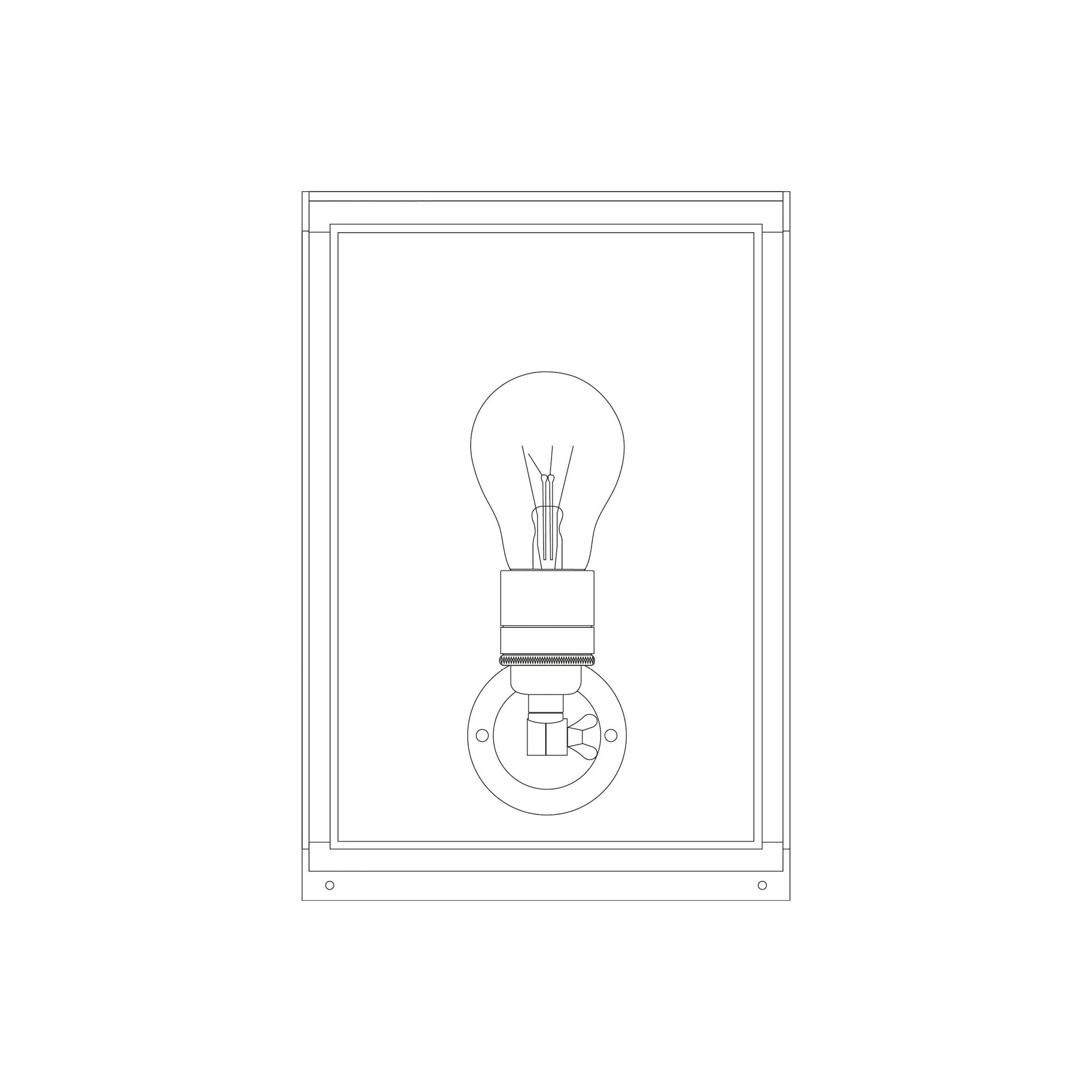 Davey Lighting - Small Box Wall Light 7641 (Externally Glazed) - US-DP7641/BR/WE/FR | Montreal Lighting & Hardware