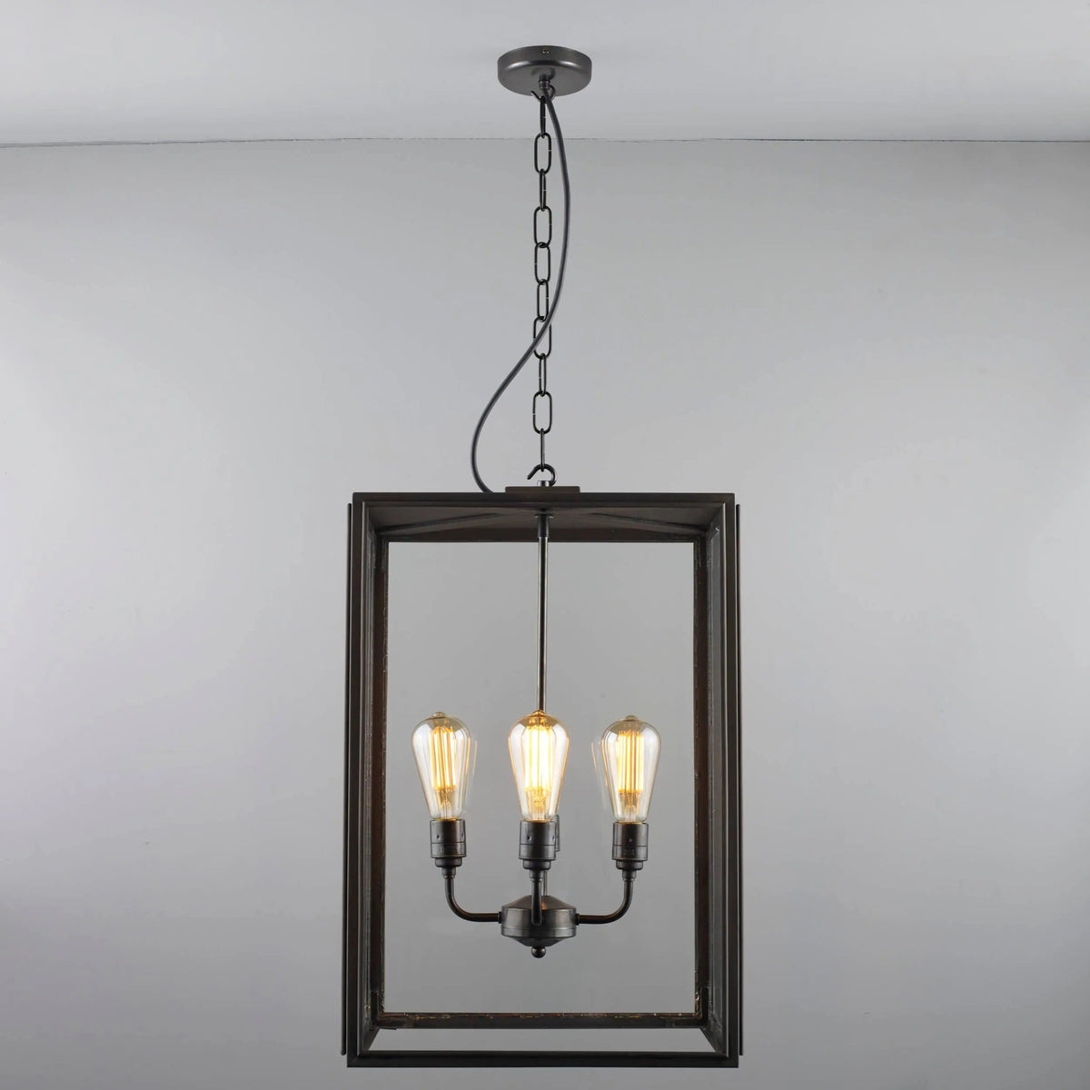 Davey Lighting - Square Pendant 7638 - US-DP7638/4ELE/BR/WE/CL | Montreal Lighting & Hardware