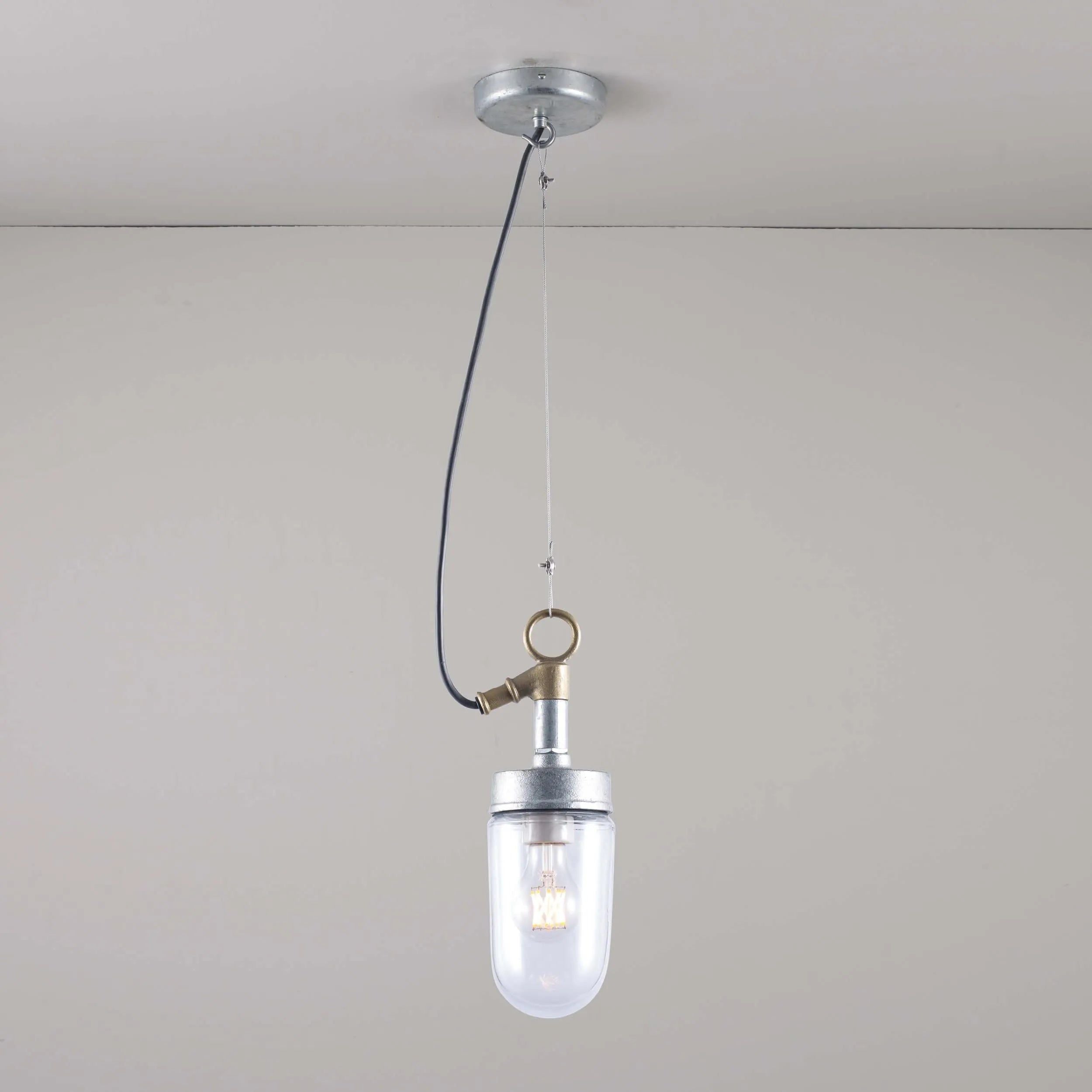 Davey Lighting - Well Glass Pendant 7679 - US-DP7679/GA/CL | Montreal Lighting & Hardware