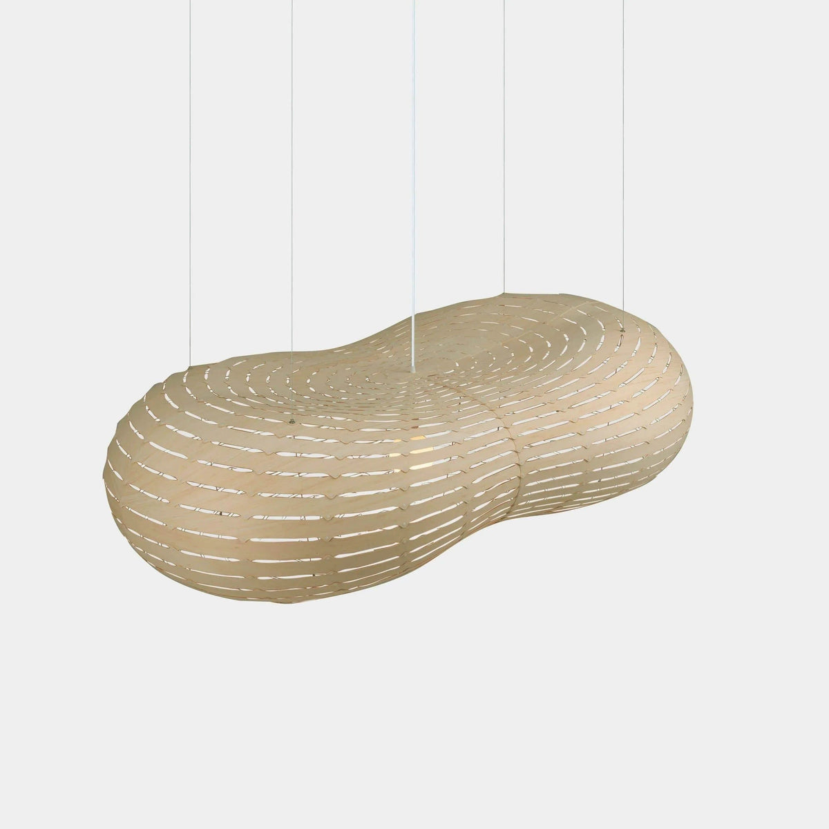 David Trubridge - Cloud Suspension - CLO-LARG-BLK-BLK | Montreal Lighting & Hardware