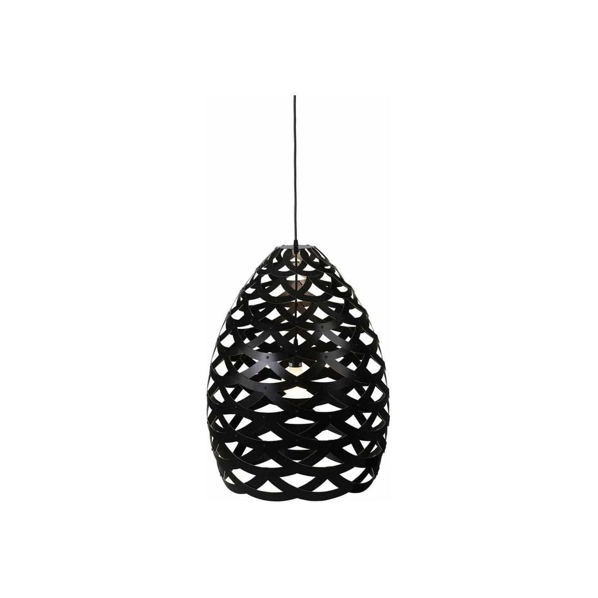 David Trubridge - Tui 500 Pendant - TUI-SMAL-BLK-BLK-ASM-PAK | Montreal Lighting & Hardware