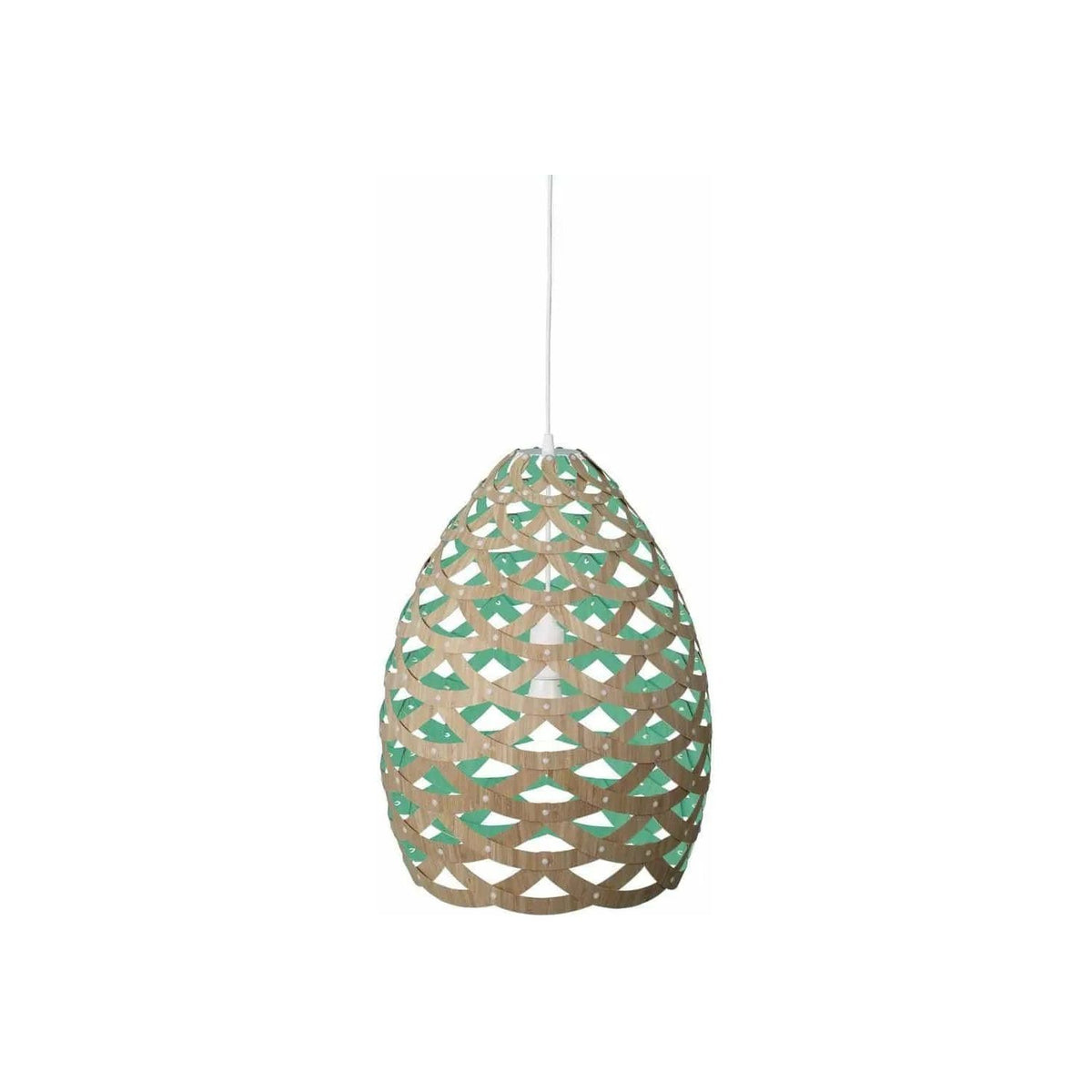 David Trubridge - Tui 500 Pendant - TUI-SMAL-BMB-AQU-ASM-PAK | Montreal Lighting & Hardware