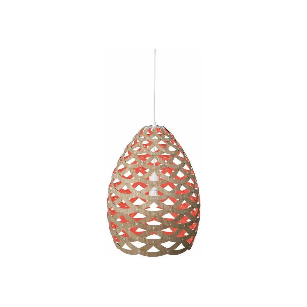 David Trubridge - Tui 500 Pendant - TUI-SMAL-BMB-RED-ASM-PAK | Montreal Lighting & Hardware