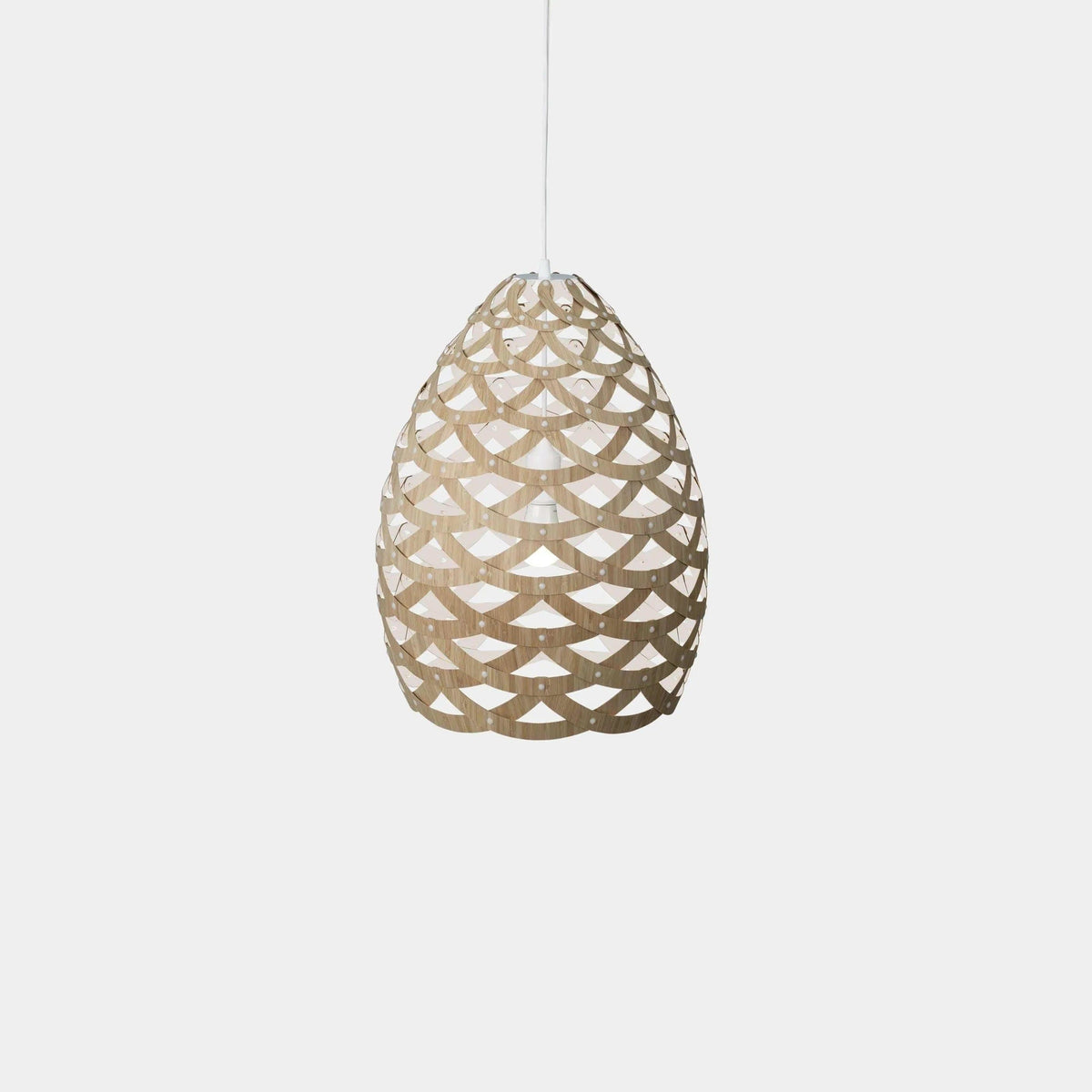 David Trubridge - Tui 500 Pendant - TUI-SMAL-WHI-BMB-ASM-PAK | Montreal Lighting & Hardware