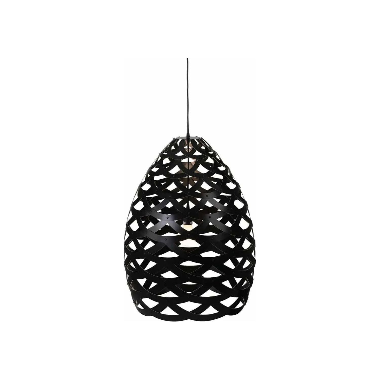 David Trubridge - Tui 680 Pendant - TUI-MEDI-BLK-BLK-ASM-PAK | Montreal Lighting & Hardware