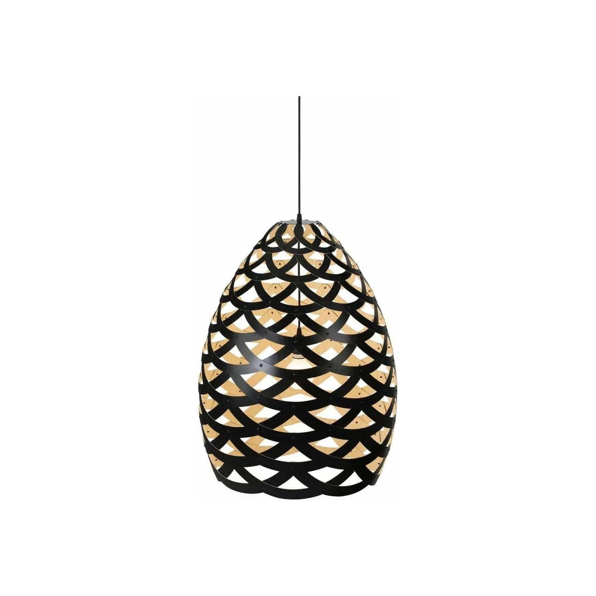 David Trubridge - Tui 680 Pendant - TUI-MEDI-BLK-BMB-ASM-PAK | Montreal Lighting & Hardware