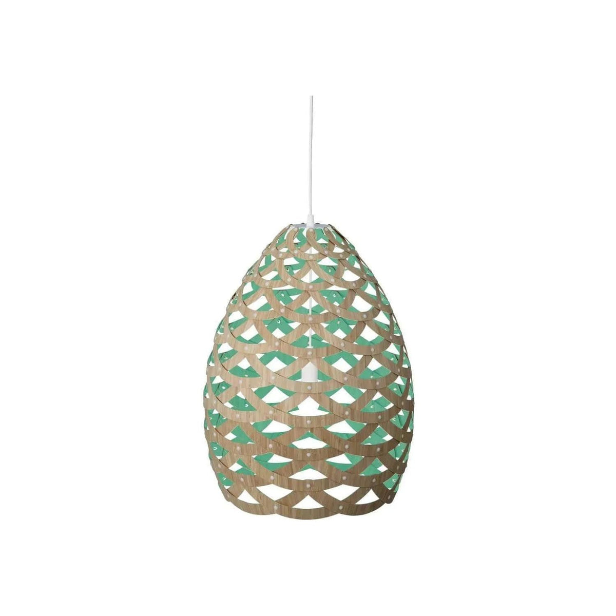 David Trubridge - Tui 680 Pendant - TUI-MEDI-BMB-AQU-ASM-PAK | Montreal Lighting & Hardware