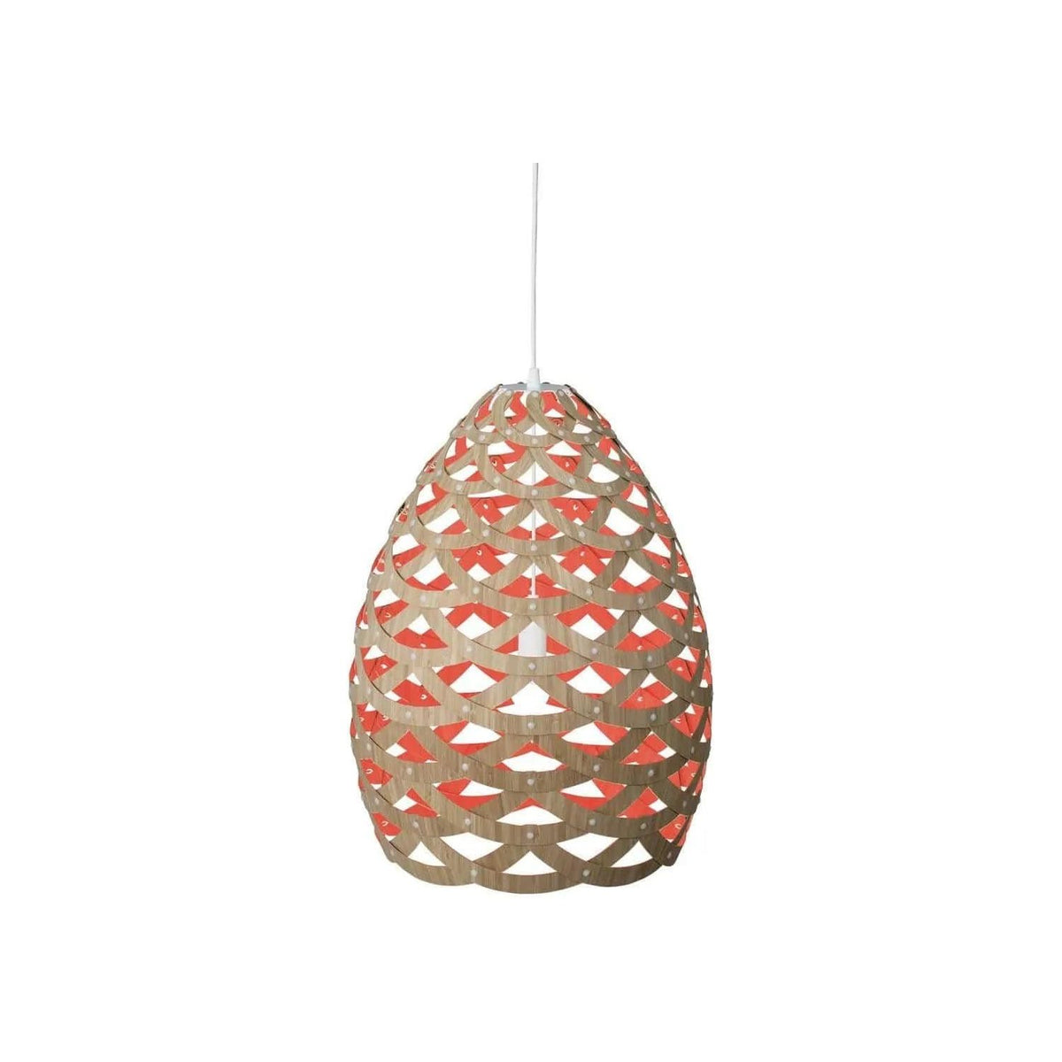 David Trubridge - Tui 680 Pendant - TUI-MEDI-BMB-RED-ASM-PAK | Montreal Lighting & Hardware