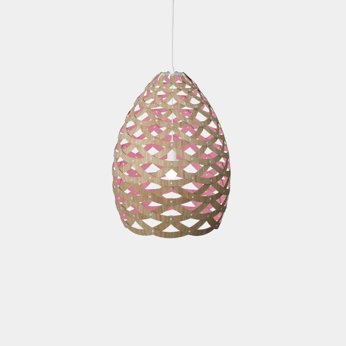 David Trubridge - Tui 680 Pendant - TUI-MEDI-PNK-BMB-ASM-PAK | Montreal Lighting & Hardware