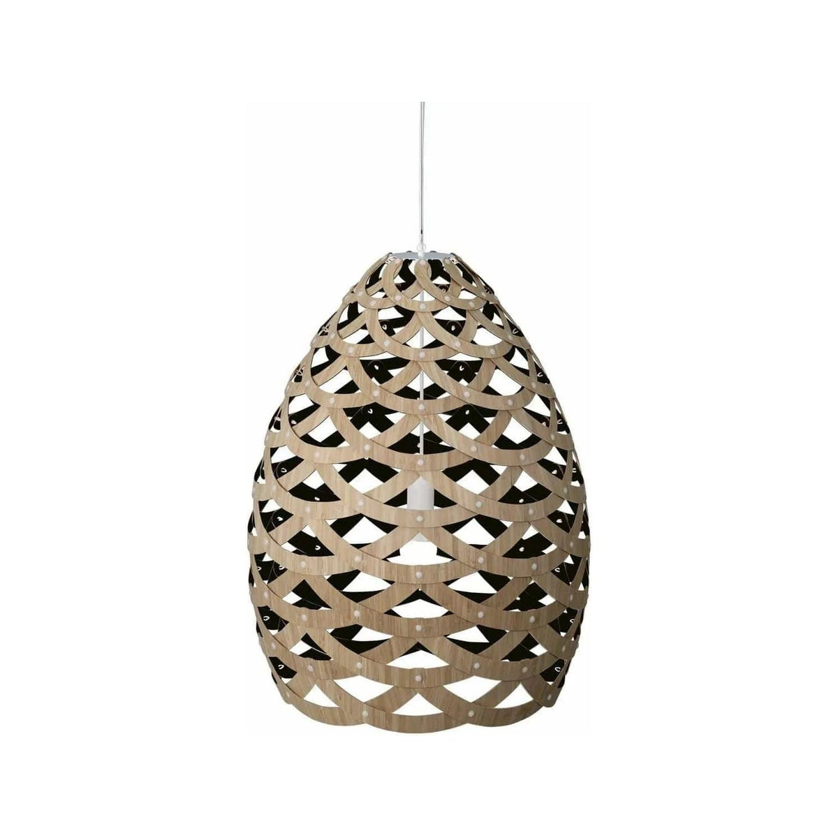 David Trubridge - Tui 900 Pendant - TUI-LARG-BMB-BLK-ASM-PAK | Montreal Lighting & Hardware