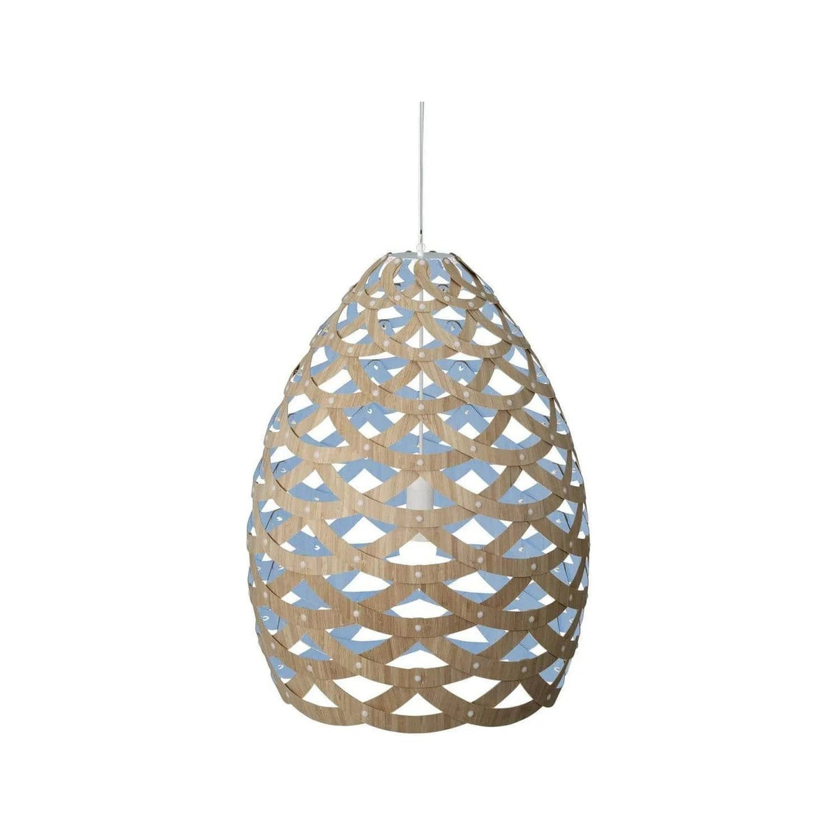 David Trubridge - Tui 900 Pendant - TUI-LARG-BMB-BLU-ASM-PAK | Montreal Lighting & Hardware