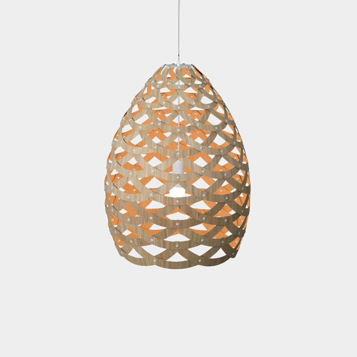 David Trubridge - Tui 900 Pendant - TUI-LARG-ORA-BMB-ASM-PAK | Montreal Lighting & Hardware