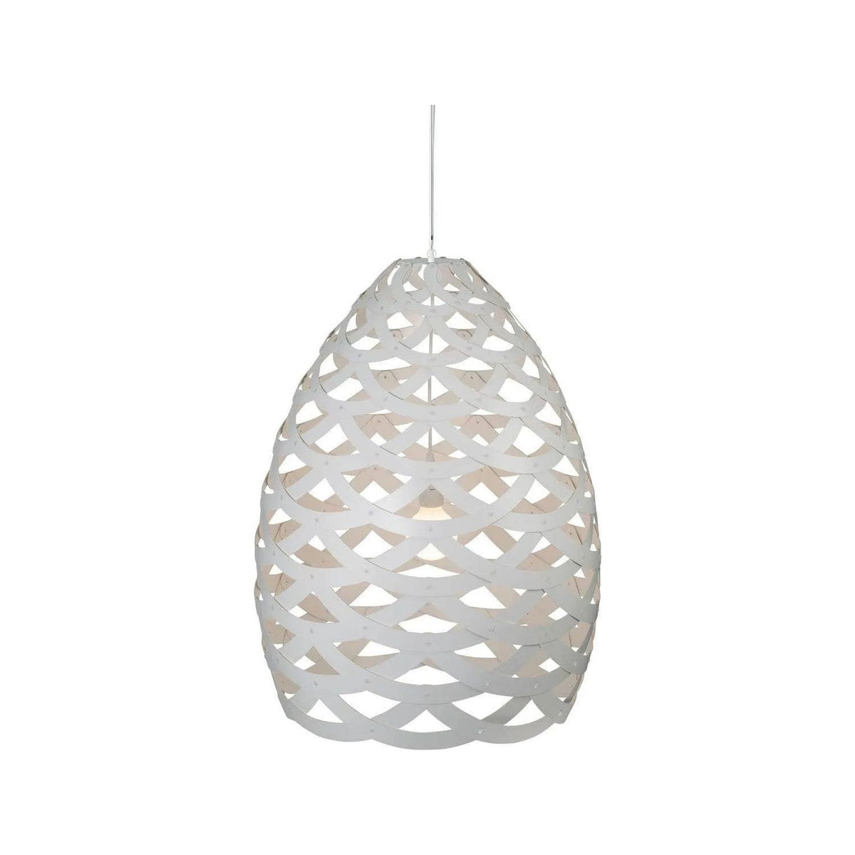 David Trubridge - Tui 900 Pendant - TUI-LARG-WHI-WHI-ASM-PAK | Montreal Lighting & Hardware