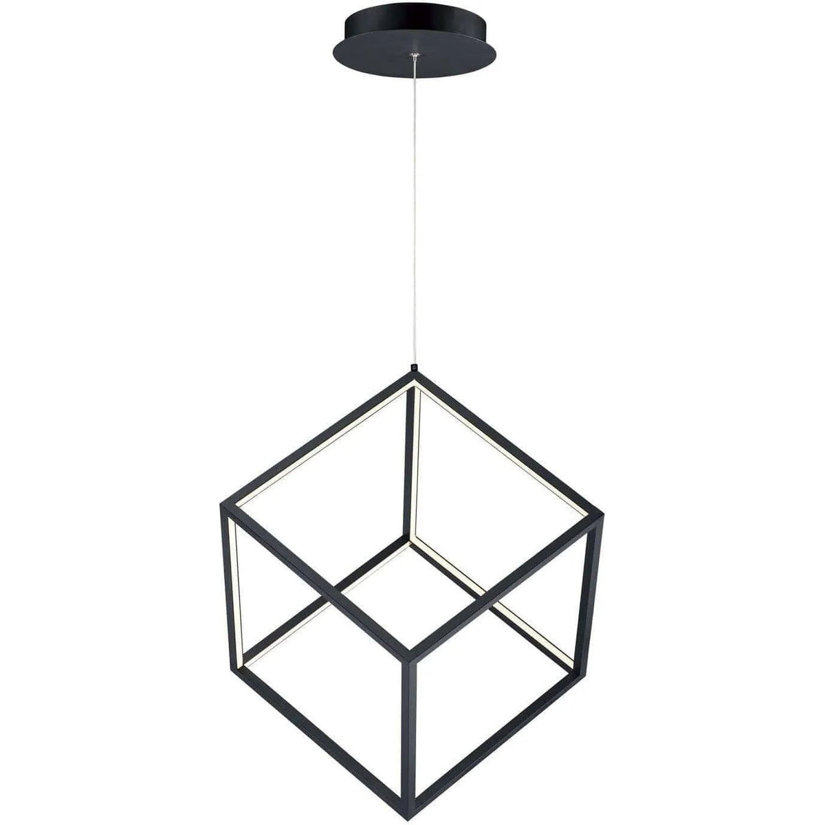 ET2 Lighting - 4 Square LED Pendant - E30582-BK | Montreal Lighting & Hardware