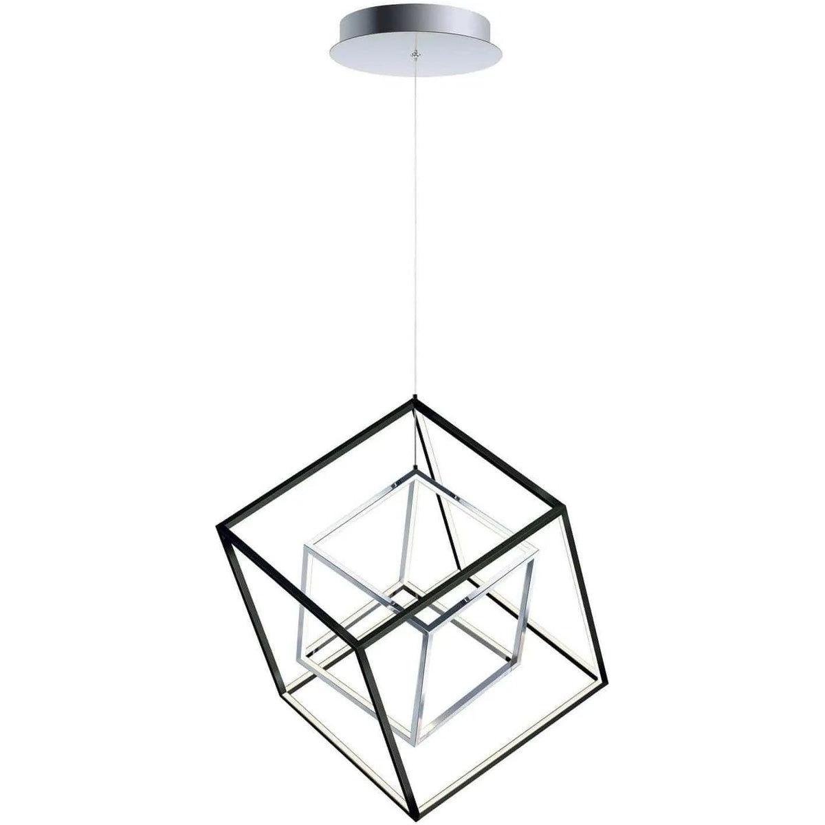 ET2 Lighting - 4 Square LED Pendant - E30582-BK | Montreal Lighting & Hardware