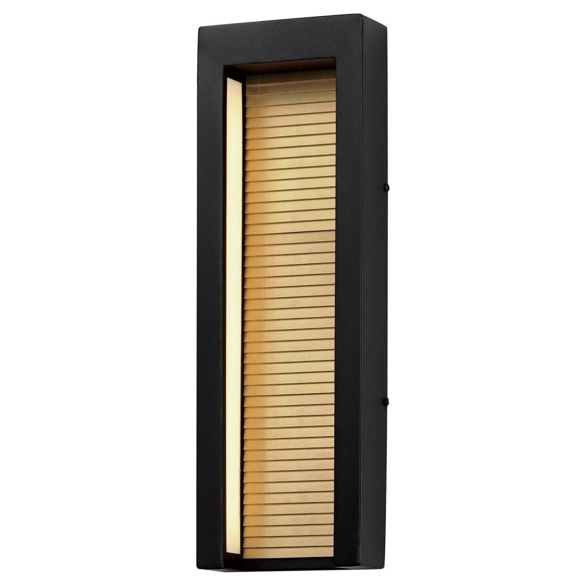 ET2 Lighting - Alcove LED Outdoor Wall Sconce - E30102-BKGLD | Montreal Lighting & Hardware