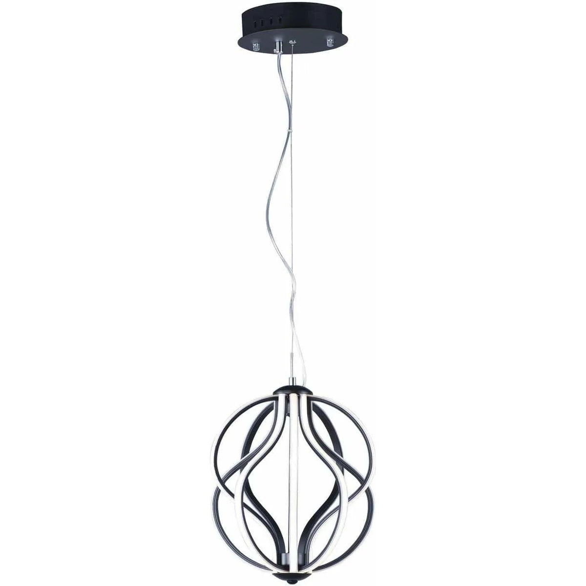 ET2 Lighting - Aura LED Pendant - E21172-BK | Montreal Lighting & Hardware