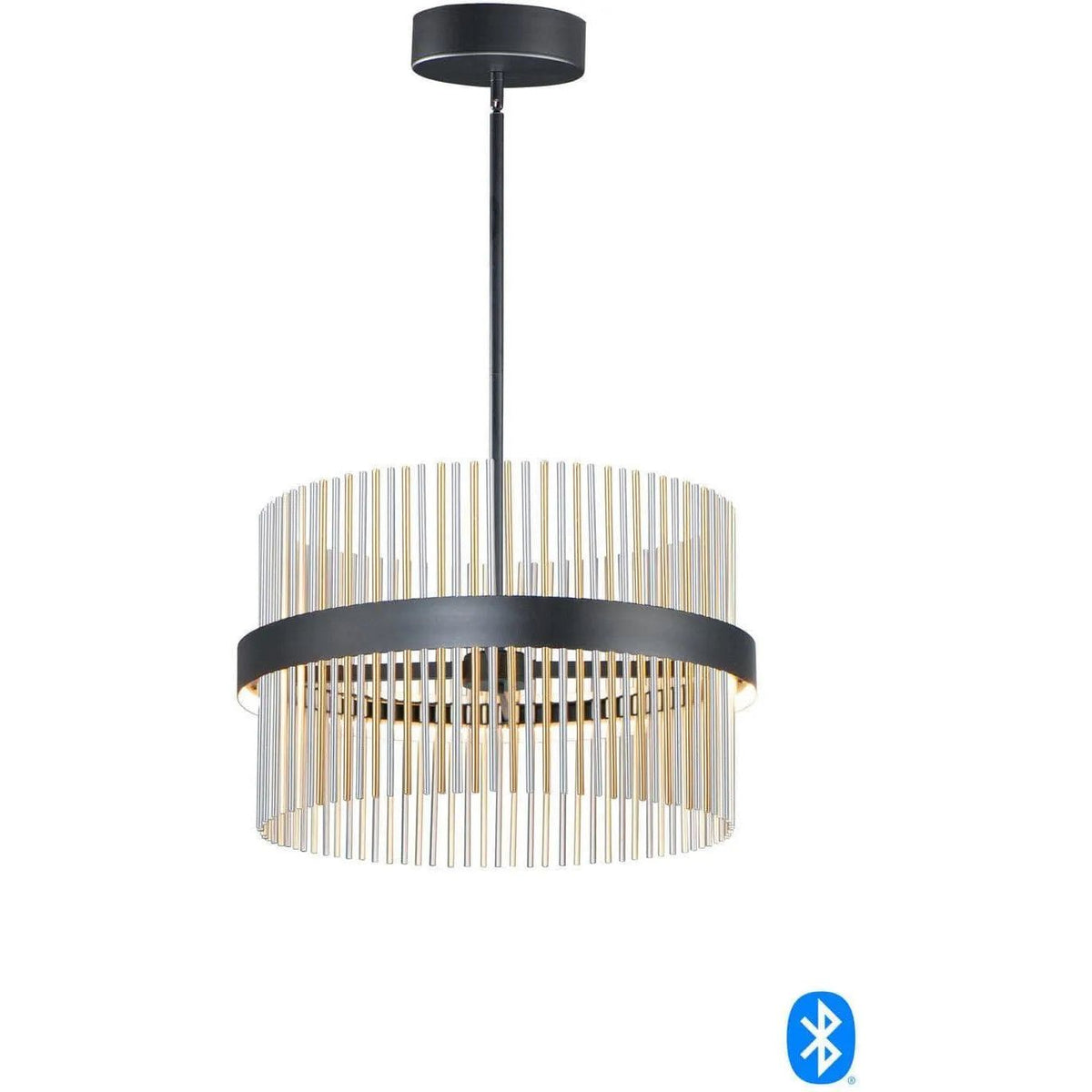 ET2 Lighting - Chimes LED Pendant - E34205-BKSNSBR | Montreal Lighting & Hardware