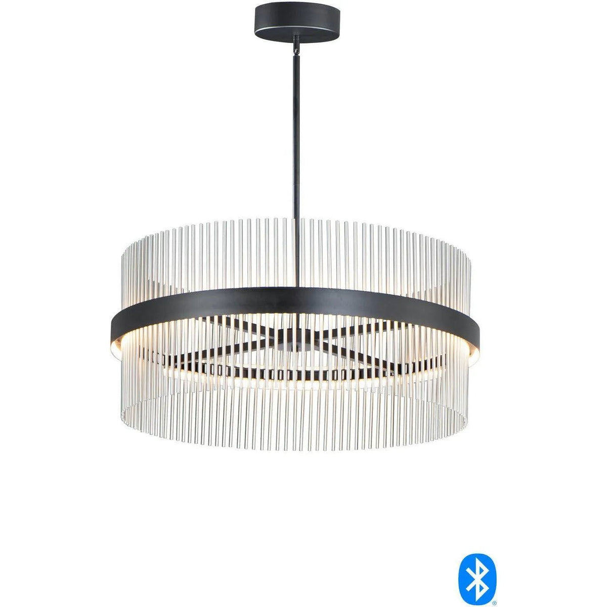 ET2 Lighting - Chimes LED Pendant - E34207-BKSN | Montreal Lighting & Hardware