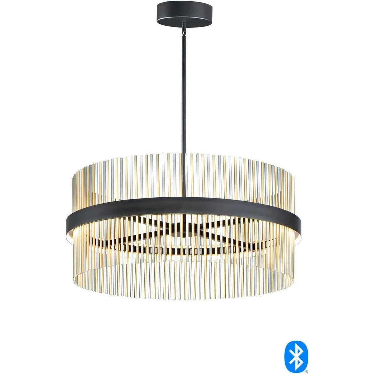 ET2 Lighting - Chimes LED Pendant - E34207-BKSNSBR | Montreal Lighting & Hardware