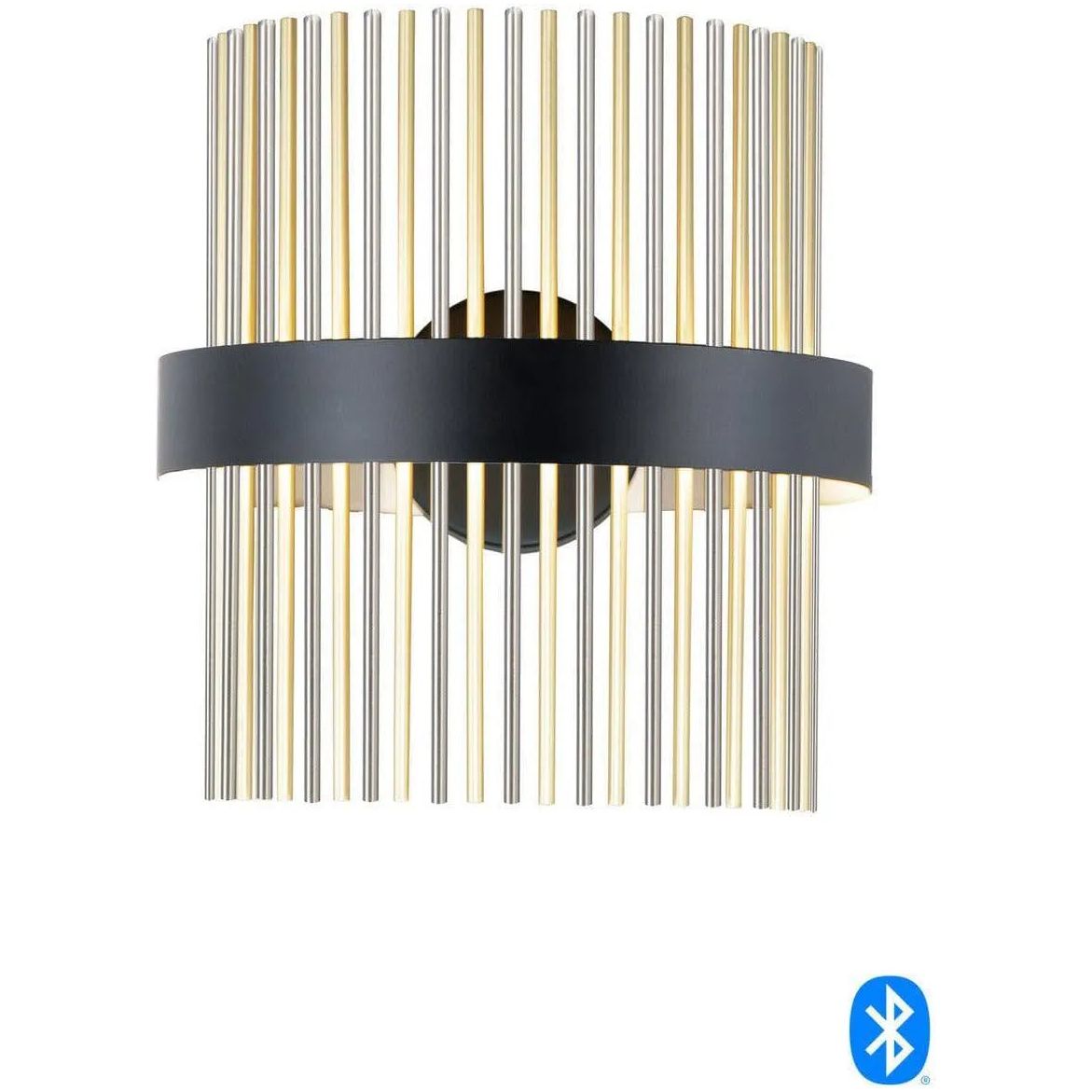 ET2 Lighting - Chimes LED Wall Sconce - E34201-BKSNSBR | Montreal Lighting & Hardware