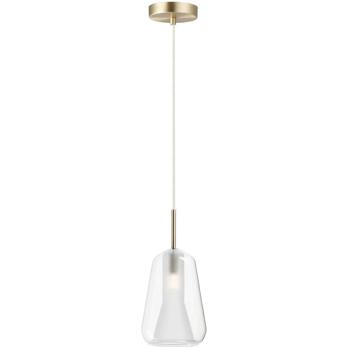 ET2 Lighting - Deuce LED Tall Pendant - E10040-18SBR | Montreal Lighting & Hardware