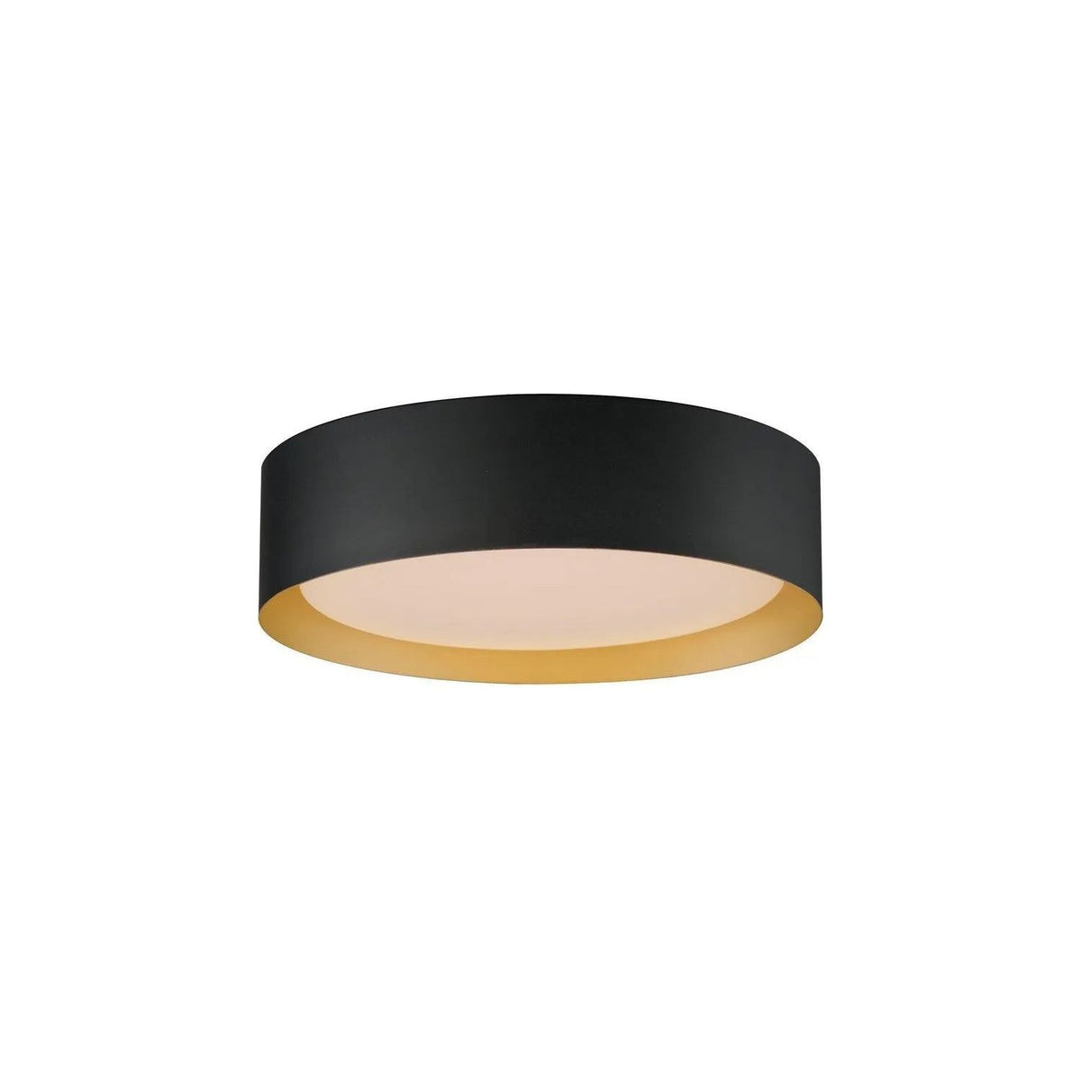 ET2 Lighting - Echo LED Flush Mount - E51012-BKGLD | Montreal Lighting & Hardware