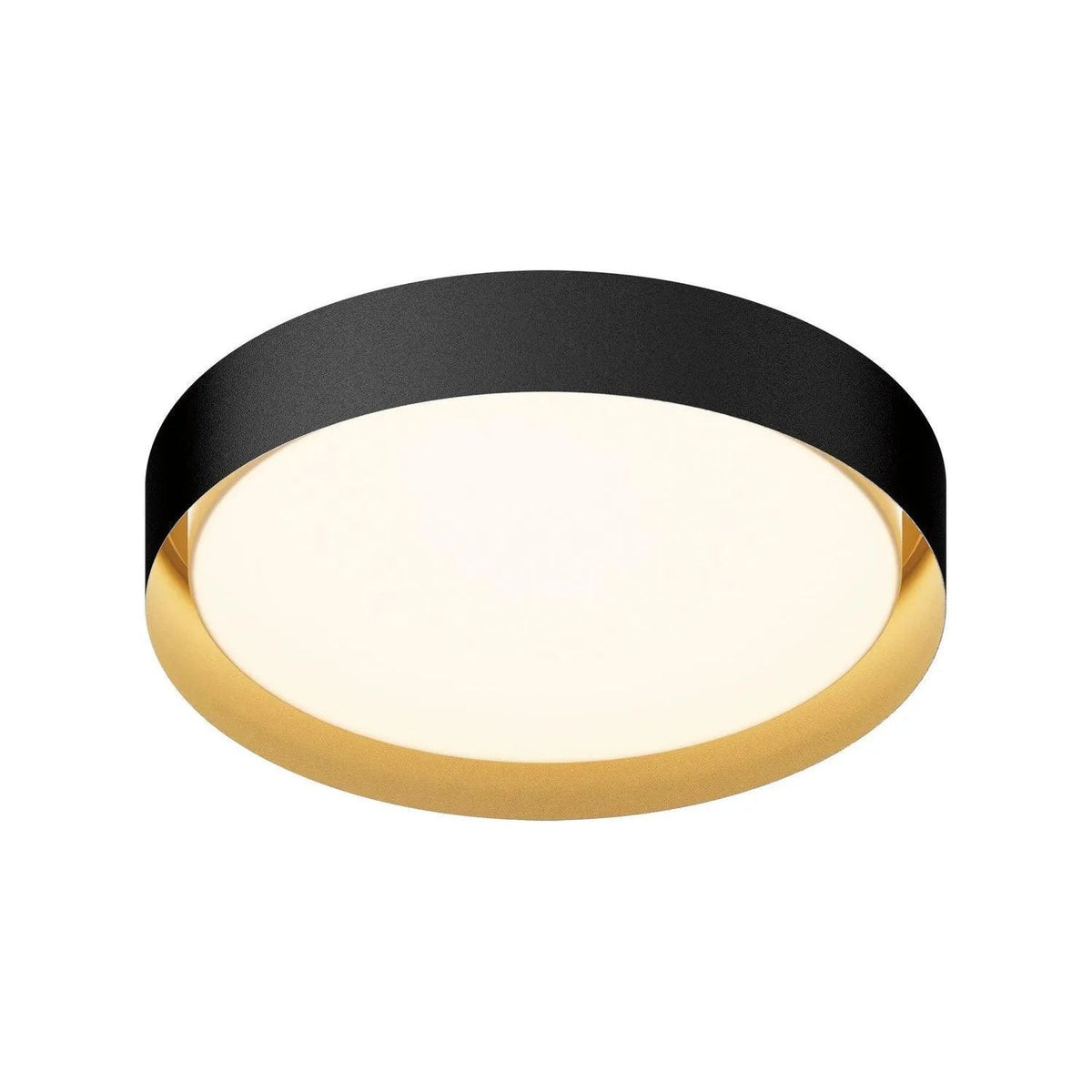 ET2 Lighting - Echo LED Flush Mount - E51014-BKGLD | Montreal Lighting & Hardware