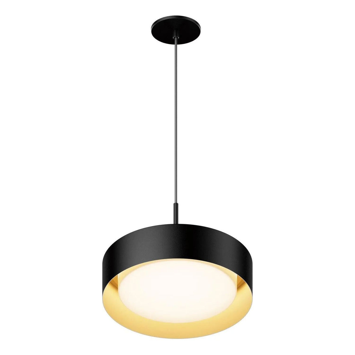 ET2 Lighting - Echo LED Pendant - E51011-BKGLD | Montreal Lighting & Hardware