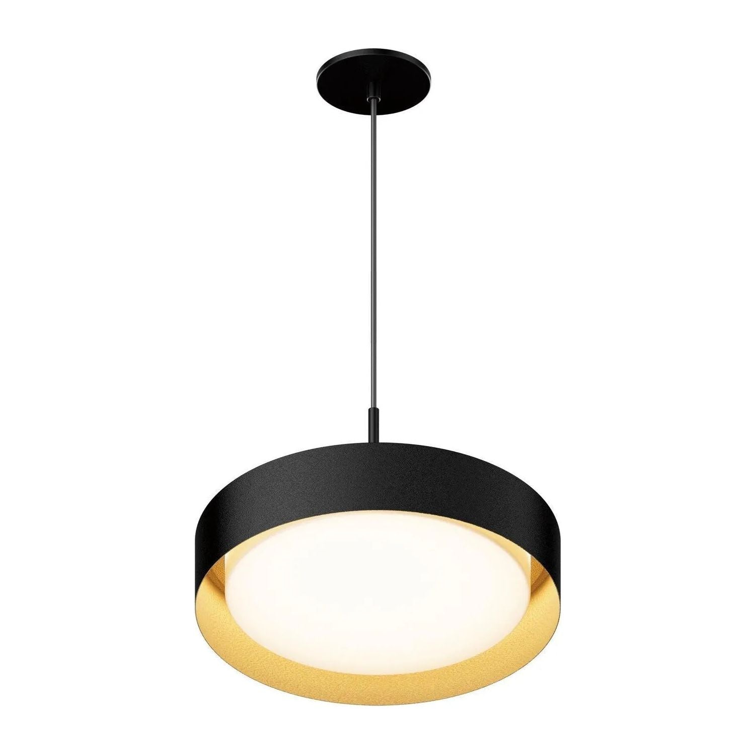 ET2 Lighting - Echo LED Pendant - E51013-BKGLD | Montreal Lighting & Hardware